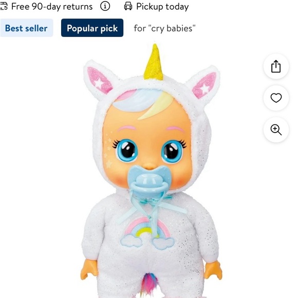 Baby’s toy LED LIGHT UP DOLL!! Sleepytime dreamy cry baby!! 😭 - Picture 12 of 16